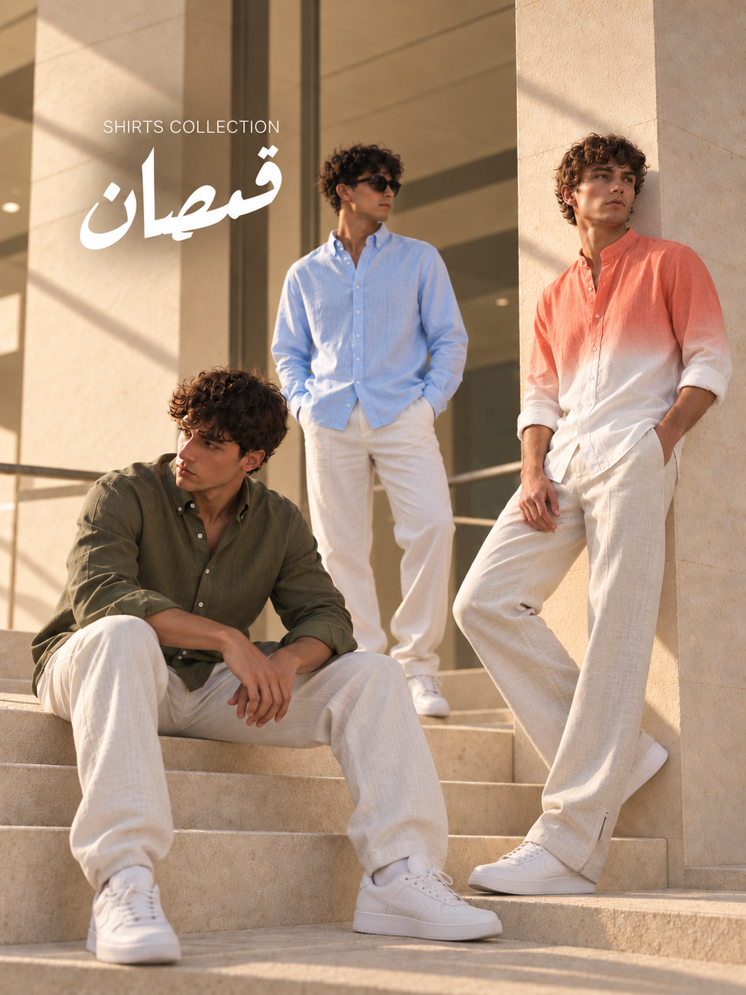 قمصان كتان رجالي من ENDURE